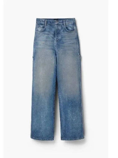 Crystal Oversized Jean Light Blue MJPAM24004BUL - MARC JACOBS - BALAAN 1