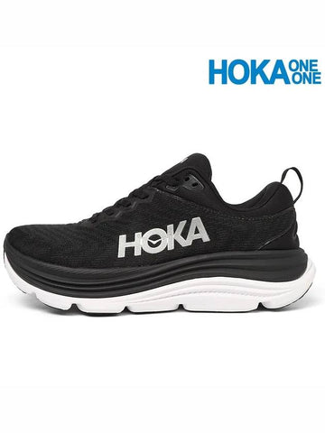 Hoka Men's Running Shoes Gaviota 5 Black BWHT 1134234 BWHT - HOKA ONE ONE - BALAAN 1