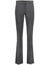 Demitria Good Wool Boot-Cut Pants Grey - THEORY - BALAAN 2