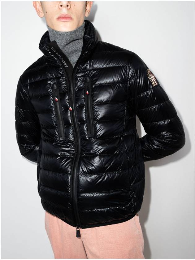 Grenoble Men's Hulls Hers Down Short Padded Jacket Black - MONCLER - BALAAN 3