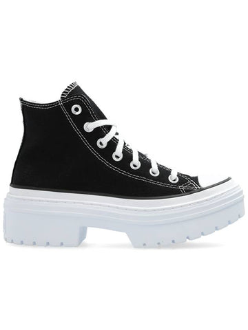 Taylor All Star Lugged Heel High Top Sneakers Black - CONVERSE - BALAAN 1