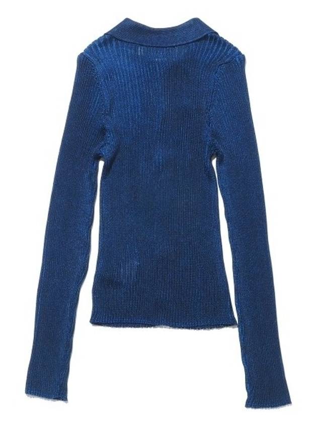 Mazzy Polo Cardigan Navy - OUR LEGACY - BALAAN 3