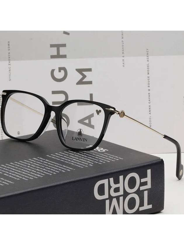 Glasses frame LNV2639LB 001 square Asian fit horn rim light women s fashion - LANVIN - BALAAN 2