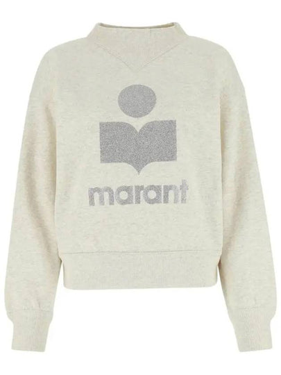 Moby Logo Print Sweatshirt Ecru - ISABEL MARANT - BALAAN 2