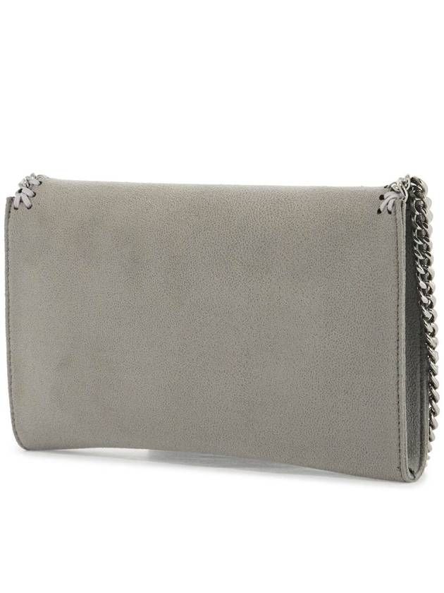 silver Falabella mini shoulder bag light gray - STELLA MCCARTNEY - BALAAN 3