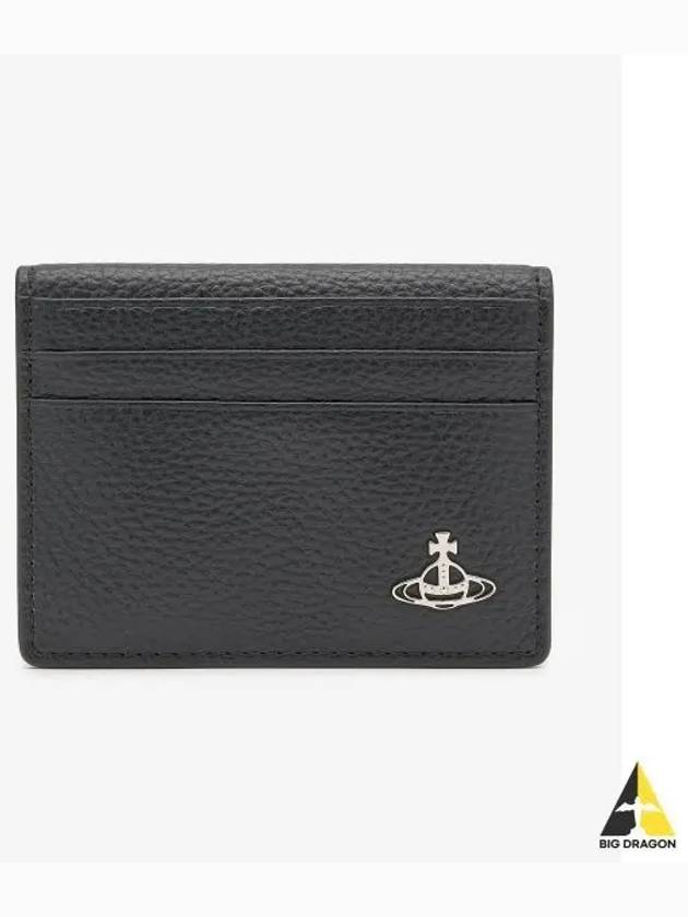 ORB Plaque Card Wallet Black - VIVIENNE WESTWOOD - BALAAN 2