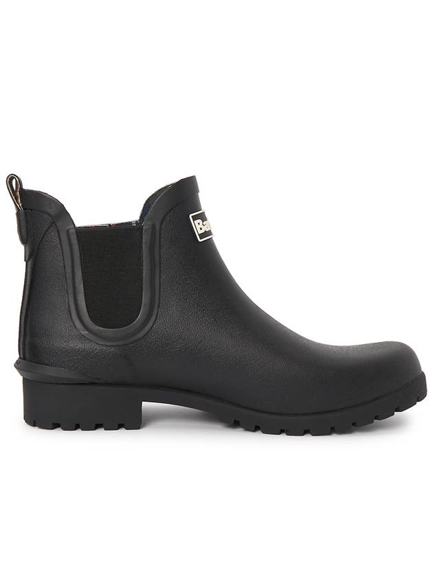 Women's Wilton Wellington Chelsea Rain Boots Black - BARBOUR - BALAAN 5