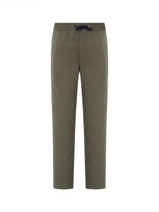 PS patterned string banding pants dark khaki 271335 - PAUL SMITH - BALAAN 1