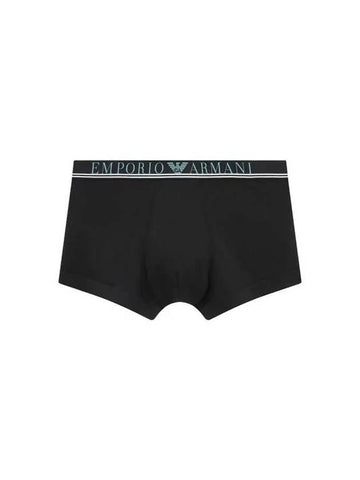 UNDERWEAR Men s Double Line Banding Soft Drawn Black 270198 - EMPORIO ARMANI - BALAAN 1