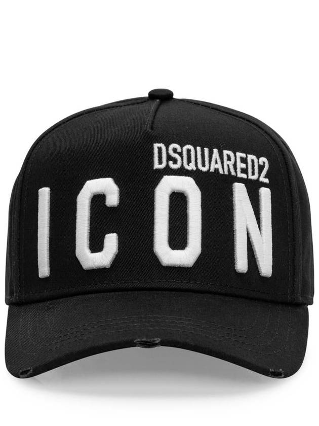 Icon Logo Ball Cap Black - DSQUARED2 - BALAAN 2