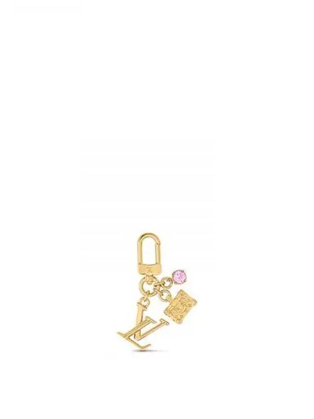 Micro Charms LV Petite Malle Key Holder Gold - LOUIS VUITTON - BALAAN 2