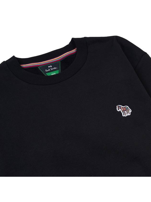 Women's Zebra Logo Sweatshirt Black - PAUL SMITH - BALAAN 4