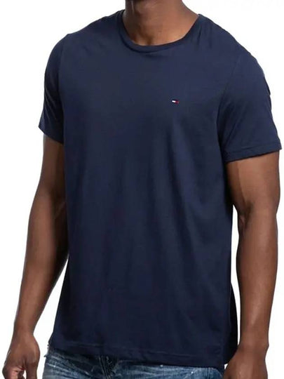 Core Flag Short Sleeve T-Shirt Navy - TOMMY HILFIGER - BALAAN 2