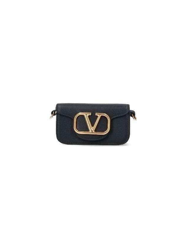 Rocco Micro Chain Shoulder Bag Black - VALENTINO - BALAAN 3