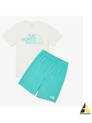 The North Face KIDS Go Out Crew Set NT7UQ16T GRM - THE NORTH FACE - BALAAN 1