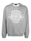 Medusa Badge Print Sweatshirt Grey - VERSACE - BALAAN 2