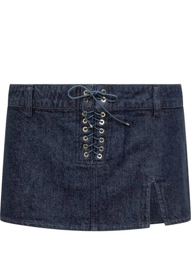 Ludovic De Saint Sernin Laceup Miniskirt - LUDOVIC DE SAINT SERNIN - BALAAN 1