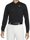 Men's Golf Dry Fit Victory Solid Long Sleeve Polo T-Shirt DN2344 010 LS - NIKE - BALAAN 2