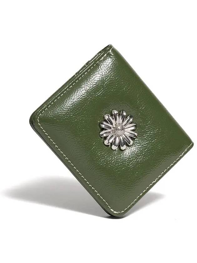 Daisy Photo Slot Half Wallet Banknote Card Khaki - LE MASQUE - BALAAN 2