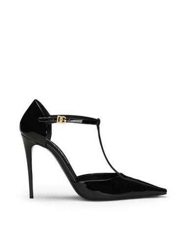 T bar sandals heel black - DOLCE&GABBANA - BALAAN 1