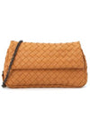 Intrecciato Nappa Chain Mini Shoulder Bag Orange - BOTTEGA VENETA - BALAAN 1