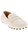 Gomino Moccasin Driving Shoes Cream - TOD'S - BALAAN 3