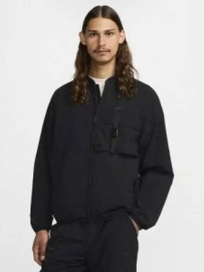 Tech Woven Zip-Up Jacket Black - NIKE - BALAAN 2