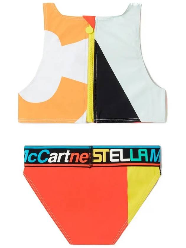 Kids Color Two Piece Swim Set TSCA35 Z1129 999MC - STELLA MCCARTNEY - BALAAN 3