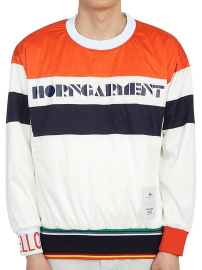 Men's Logo Sweatshirt White - HORN GARMENT - BALAAN 2