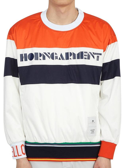 Men's Logo Sweatshirt White - HORN GARMENT - BALAAN 1