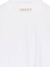 Greca Gym Logo Crew Neck Short Sleeve T-Shirt White - VERSACE - BALAAN 5