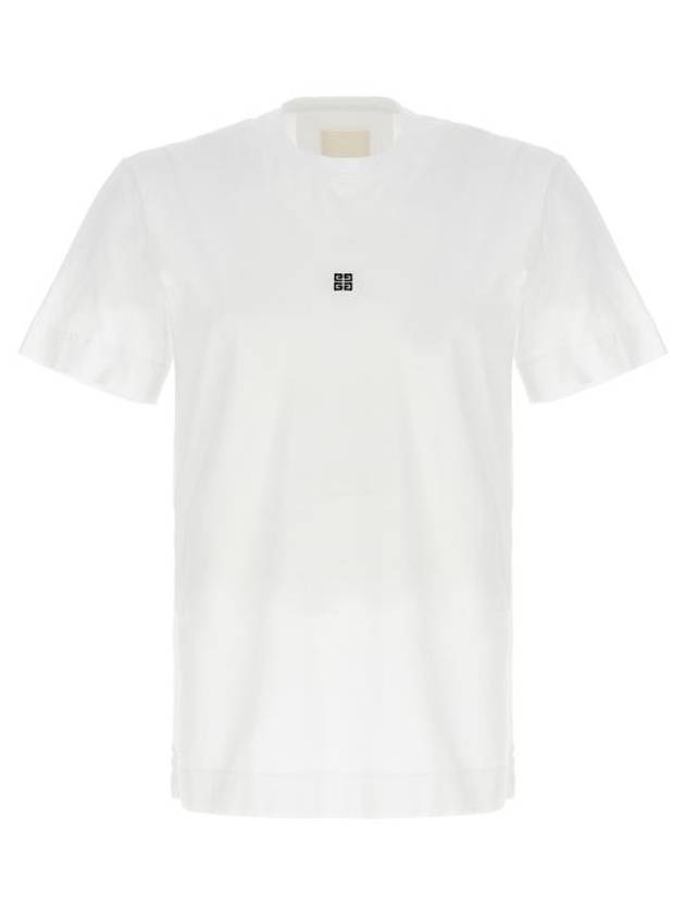 4G Logo Cotton Short Sleeve T-shirt White - GIVENCHY - BALAAN 1