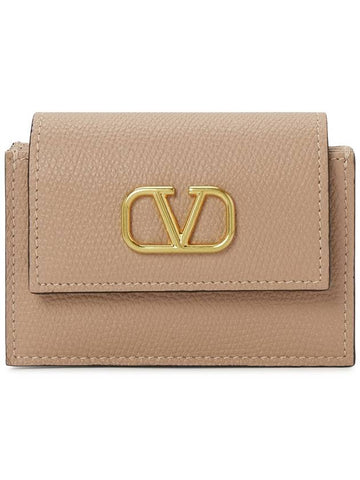 P0X36SNP GF9 Women s Business Card Wallet - VALENTINO - BALAAN 1