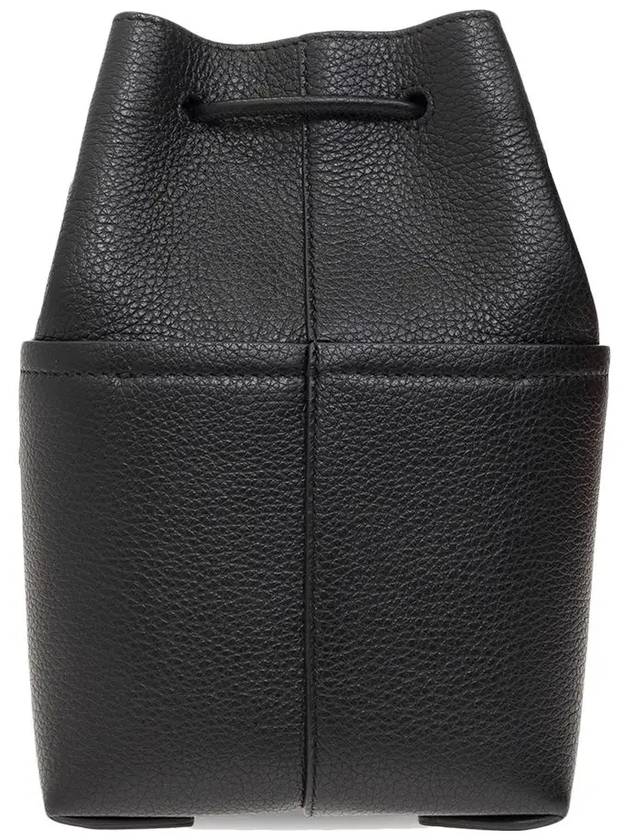 Gancini Mini Bucket Bag Black - SALVATORE FERRAGAMO - BALAAN 5