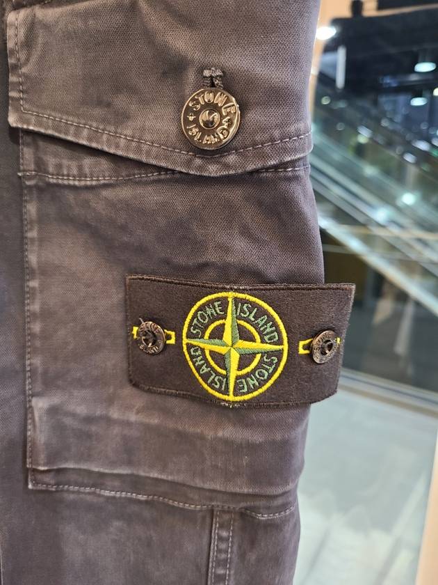 Waffen Patch Cargo Straight Pants Navy - STONE ISLAND - BALAAN 9