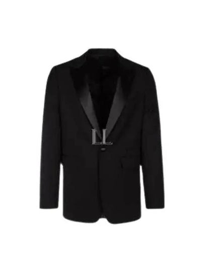 Classic Tux Blazer Wool Jacket Black - CELINE - BALAAN 2