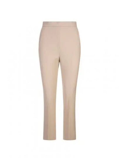 Nepeta Side Zipper Virgin Wool Slacks Beige - MAX MARA - BALAAN 2