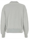 MOBY Velvet Logo Sweatshirt Light Blue Ecourt SW0003FA A1M07E LUEC - ISABEL MARANT - BALAAN 3