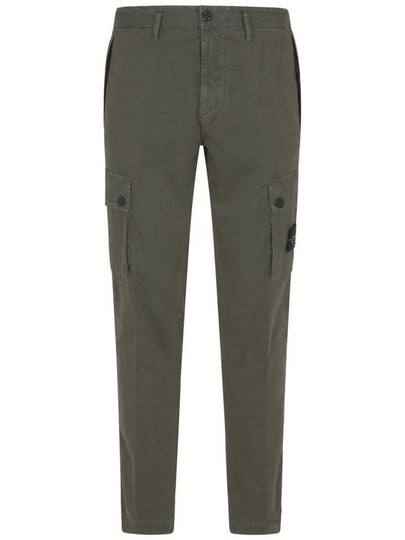 Compass Badge Cargo Straight Pants Green - STONE ISLAND - BALAAN 2