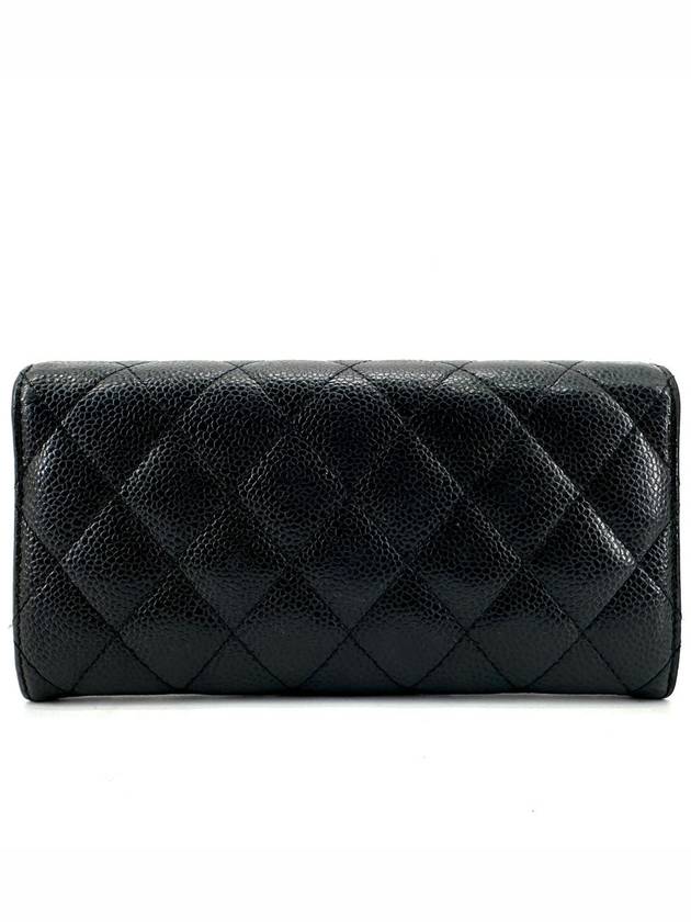 Classic caviar silver flap long wallet - CHANEL - BALAAN 5