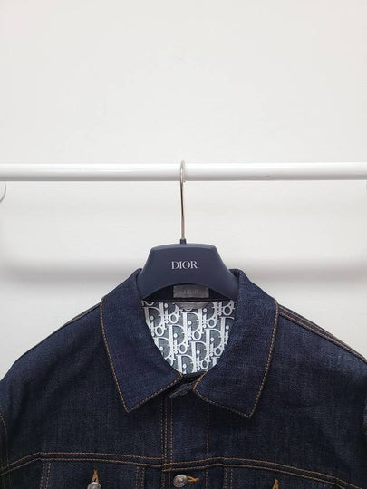 Oblique raw cotton denim jacket 50 - DIOR - BALAAN 2