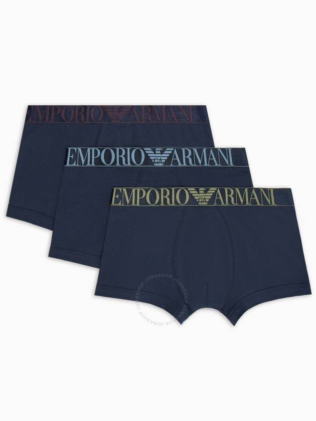 Emporio Armani Monogram Logo Three Pack Boxer Briefs Size Small - EMPORIO ARMANI - BALAAN 1