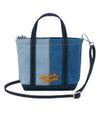 Fox Head Denim Tote Bag Blue - MAISON KITSUNE - BALAAN 2