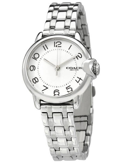 Arden Quartz Metal Watch Silver - COACH - BALAAN 2