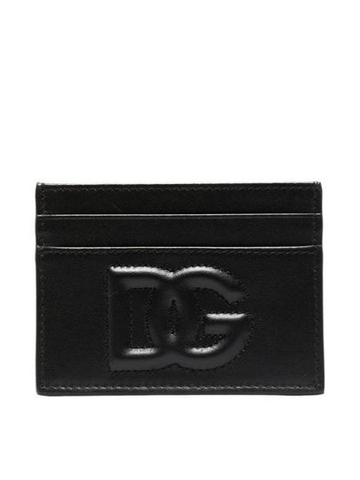 logo leather card wallet black - DOLCE&GABBANA - BALAAN 2