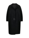 Button Breasted Single Coat Black - TOTEME - BALAAN 2