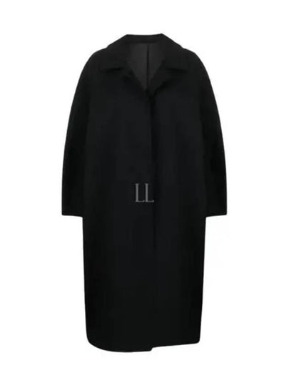 Button Breasted Single Coat Black - TOTEME - BALAAN 2