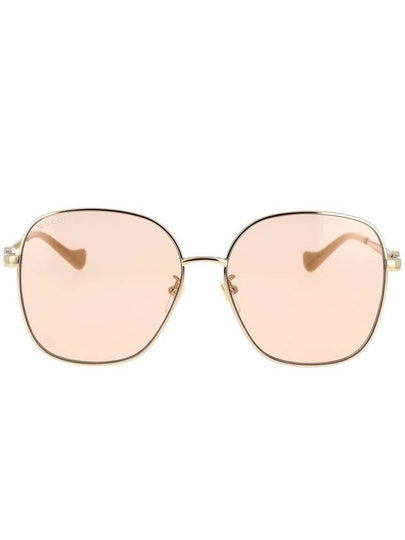 Eyewear Thin Frame Metal Sunglasses Gold - GUCCI - BALAAN 2