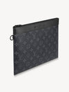 Pochette To Go Monogram Eclipse Clutch Bag Black - LOUIS VUITTON - BALAAN 3