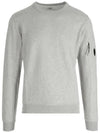 Lens Wappen Cotton Sweatshirt Grey - CP COMPANY - BALAAN 3